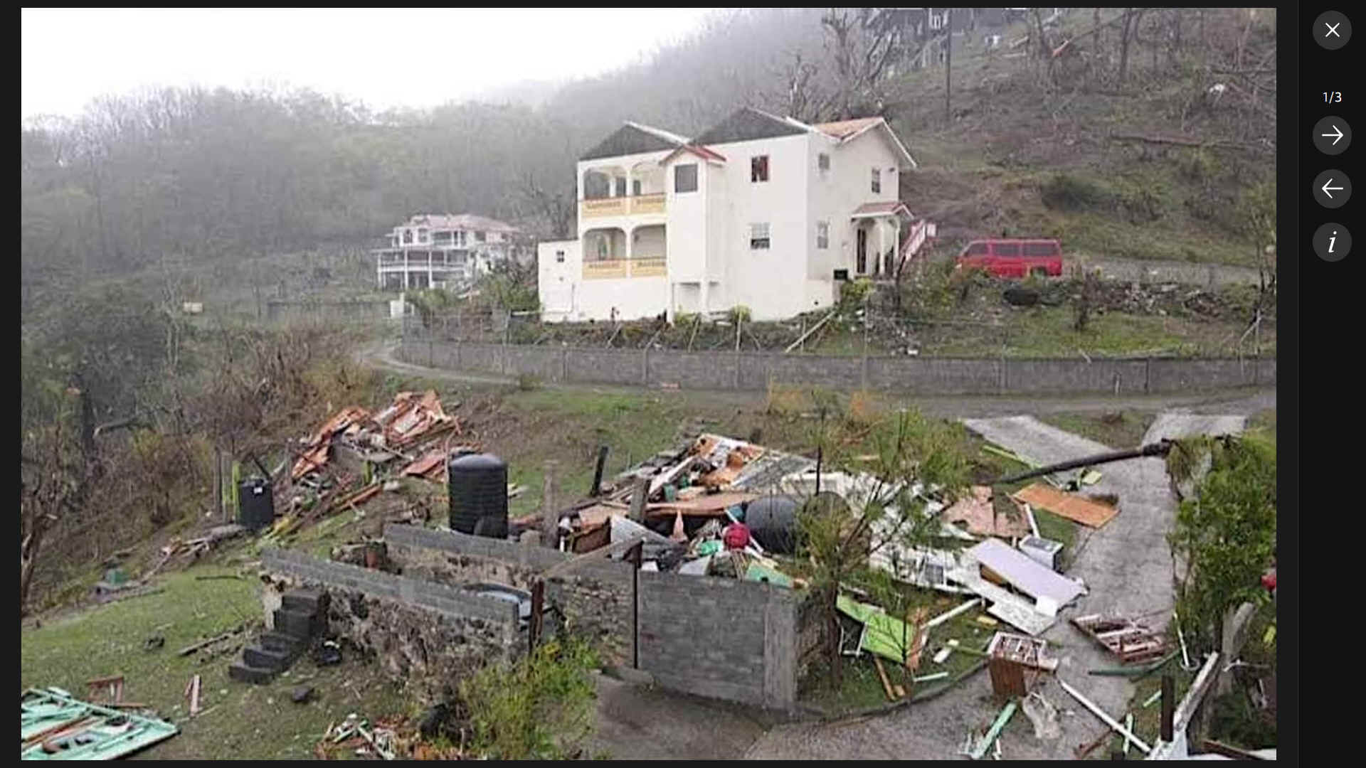 Saint Vincent is a Caribbean island that was battered by Hurricane Vincent in July 2024
