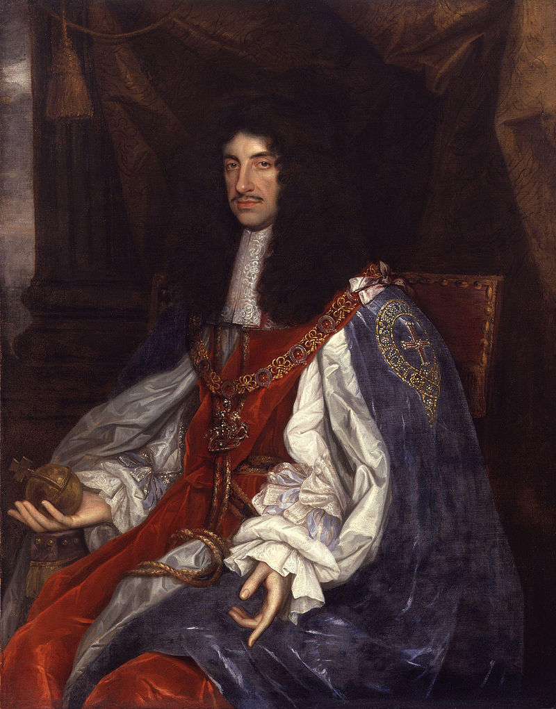 King Charles II by John Michael Wright, portrait of a slave trader